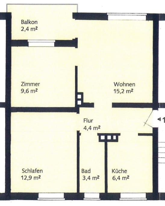 Country Style Apartment With Balcony Near Fair Hannover Ngoại thất bức ảnh